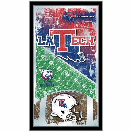 HOLLAND BAR STOOL CO Louisiana Tech 15" x 26" Football Mirror MFtblLaTech